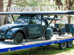 Transportation to Safety comparing cars, trucks, vans, SUV’s and various RV’s